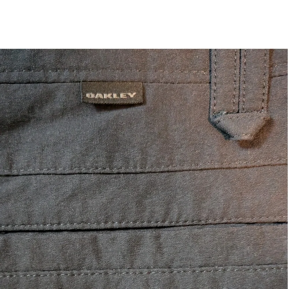 Oakley Mens‎ Black Hybrid Chino Shorts Size 34 Active Outdoor
